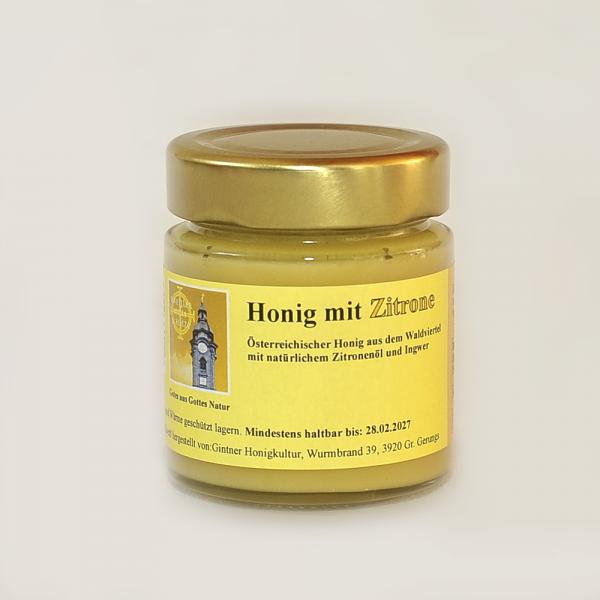 Honig mit Zitrone 180g